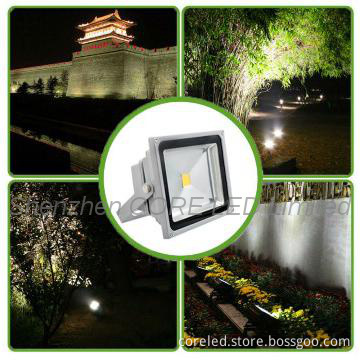 Outdoor 100W IP65 LED Floodlight with CE&RoHS